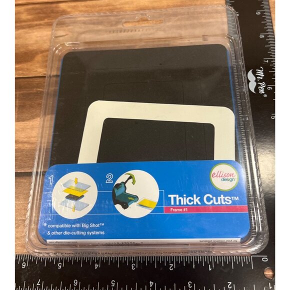 HTF NEW Sizzix 22149 Ellison Design Thick Cuts Frame #1 Die Cutting Tool - Picture 3 of 3